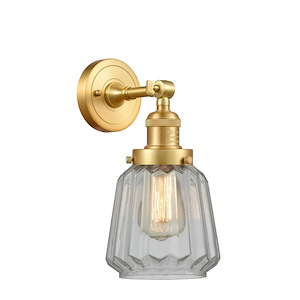 Chatham - 1 Light Adjustable Clear Wall Sconce-12 Inch Tall and 7 Inch Wide - 1422114
