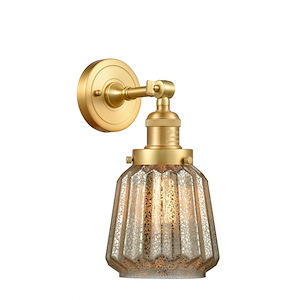 Chatham - 1 Light Adjustable Clear Wall Sconce-12 Inch Tall and 7 Inch Wide - 1421896