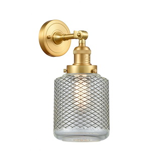 Stanton - 1 Light Wall Sconce In Industrial Style-14 Inches Tall and 6 Inches Wide - 1288956