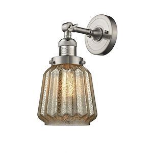 Chatham - 1 Light Adjustable Clear Wall Sconce-12 Inch Tall and 7 Inch Wide - 1422115