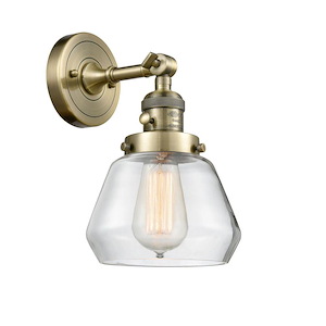 Fulton - 1 Light Adjustable Left Wall Sconce-11 Inch Tall and 7 Inch Wide - 1423410