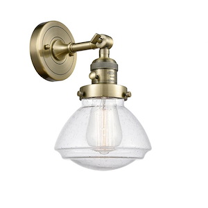 Olean - 1 Light Wall Sconce In Industrial Style-7.75 Inches Tall and 6.75 Inches Wide - 1288987
