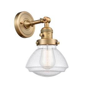 Olean - 1 Light Wall Sconce In Industrial Style-7.75 Inches Tall and 6.75 Inches Wide - 1288987