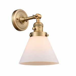 Cone - 1 Light Wall Sconce In Industrial Style-10 Inches Tall and 8 Inches Wide - 1289006