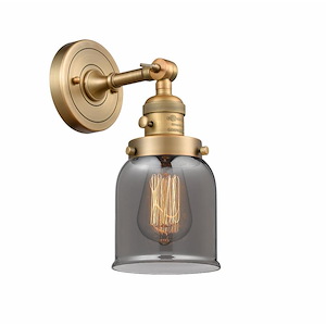 Bell - 1 Light Wall Sconce In Industrial Style-10 Inches Tall and 5 Inches Wide - 1289014