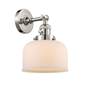Bell - 1 Light Adjustable Down Wall Sconce-12 Inch Tall and 8 Inch Wide - 1289044