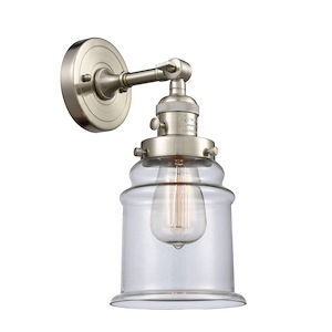 Canton - 100W 1 LED Adjustable Left Wall Sconce-11 Inch Tall and 6.5 Inch Wide - 1422153