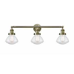 Olean - 3 Light Bath Vanity In Industrial Style-7.75 Inches Tall and 30.75 Inches Wide - 1289018