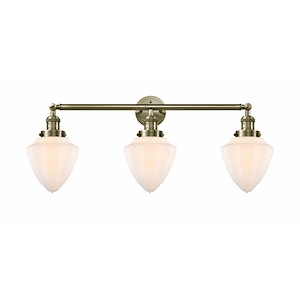 Bullet - 3 Light Bath Vanity-15 Inch Tall and 33.75 Inch Wide - 1422132