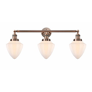 Bullet - 3 Light Bath Vanity-15 Inch Tall and 33.75 Inch Wide - 1422201