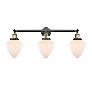 Bullet - 3 Light Bath Vanity-15 Inch Tall and 33.75 Inch Wide - 1422137