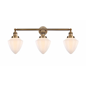 Bullet - 3 Light Bath Vanity-15 Inch Tall and 33.75 Inch Wide - 1424254