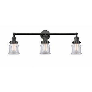 Canton - 3 Light Bath Vanity In Industrial Style-11 Inches Tall and 30 Inches Wide - 1289022