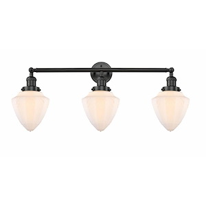 Bullet - 3 Light Bath Vanity-15 Inch Tall and 33.75 Inch Wide - 1423423