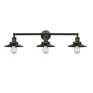 Railroad - 100W 3 LED Bath Vanity-10 Inch Tall and 32 Inch Wide - 1422166