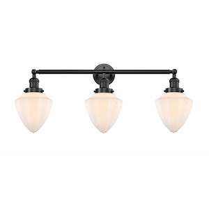 Bullet - 3 Light Bath Vanity-15 Inch Tall and 33.75 Inch Wide - 1422087