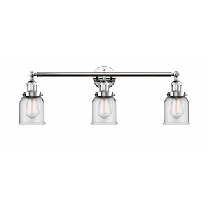 Franklin Restoration - 3 Light Bell Bath Vanity In IndustrialStyle-11 Inches Tall and 30 Inches Wide - 1266205