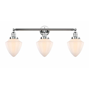 Bullet - 3 Light Bath Vanity-15 Inch Tall and 33.75 Inch Wide - 1422168