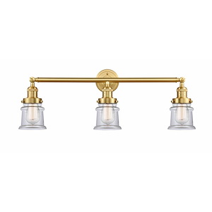 Canton - 3 Light Bath Vanity In Industrial Style-11 Inches Tall and 30 Inches Wide - 1289022