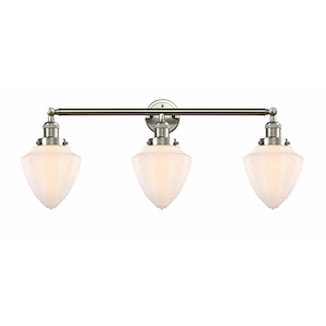 Bullet - 3 Light Bath Vanity-15 Inch Tall and 33.75 Inch Wide - 1422409