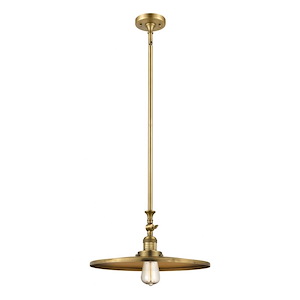 Appalachian - 1 Light Stem Hung Tiltable Mini Pendant In Traditional Style-8 Inches Tall and 16 Inches Wide - 1289041