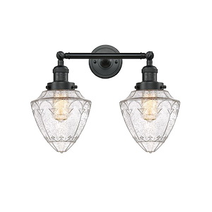 Bullet - 2 Light Adjustable Bath Vanity-15 Inch Tall and 17.63 Inch Wide - 1289085