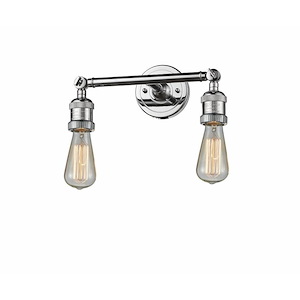 Bare Bulb - 2 Light Bath Vanity In Traditional Style-5 Inches Tall and 11 Inches Wide - 1289077