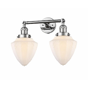 Bullet - 2 Light Adjustable Bath Vanity-15 Inch Tall and 17.63 Inch Wide - 1422239