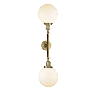 Beacon - 2 Light Bath Vanity In Industrial Style-34.38 Inches Tall and 8 Inches Wide - 1289070