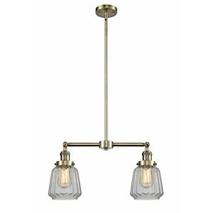 Chatham - 2 Light Stem Adjustable Island-10 Inch Tall and 21 Inch Wide - 1422699