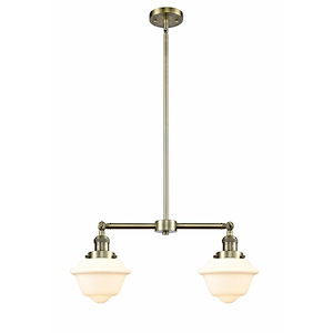 Oxford - 2 Light Stem Adjustable Island-10 Inch Tall and 24 Inch Wide - 1422269