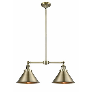 Briarcliff - 2 Light Island In Traditional Style-10 Inches Tall and 21 Inches Wide - 1422701