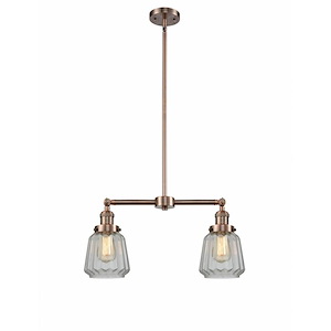 Chatham - 2 Light Stem Adjustable Island-10 Inch Tall and 21 Inch Wide - 1422296