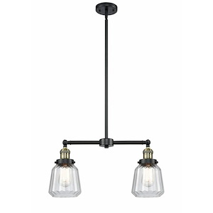 Chatham - 2 Light Stem Adjustable Island-10 Inch Tall and 21 Inch Wide - 1422298