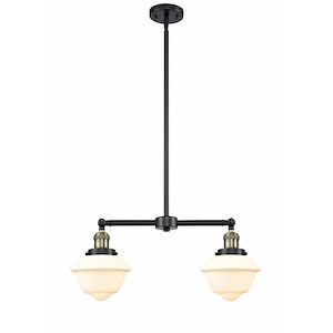 Oxford - 2 Light Stem Adjustable Island-10 Inch Tall and 24 Inch Wide - 1422485