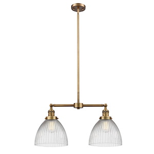 Seneca Falls - 2 Light Stem Adjustable Island-10 Inch Tall and 21 Inch Wide - 1422759