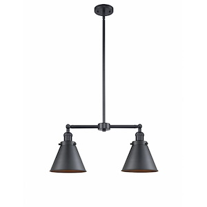 Appalachian - 2 Light Island In Traditional Style-12 Inches Tall and 23 Inches Wide - 1289141