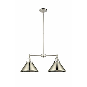 Briarcliff - 2 Light Island In Traditional Style-10 Inches Tall and 21 Inches Wide - 1422587
