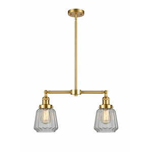Chatham - 2 Light Stem Adjustable Island-10 Inch Tall and 21 Inch Wide - 1422612