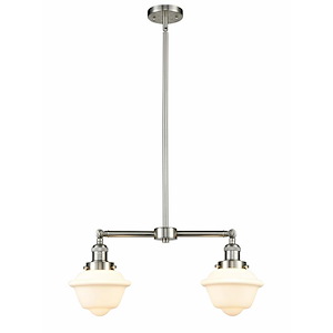 Oxford - 2 Light Stem Adjustable Island-10 Inch Tall and 24 Inch Wide - 1423494