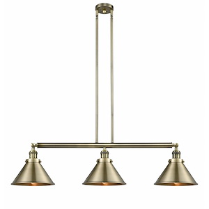 Briarcliff - 3 Light Stem Hung Island In Traditional Style-8 Inches Tall and 42.5 Inches Wide - 1422618