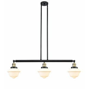 Oxford - 3 Light Stem Adjustable Island-10 Inch Tall and 40 Inch Wide - 1422964