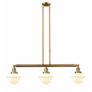 Oxford - 3 Light Stem Adjustable Island-10 Inch Tall and 40 Inch Wide - 1422582