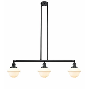 Oxford - 3 Light Stem Adjustable Island-10 Inch Tall and 40 Inch Wide - 1422390