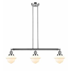 Oxford - 3 Light Stem Adjustable Island-10 Inch Tall and 40 Inch Wide - 1422434
