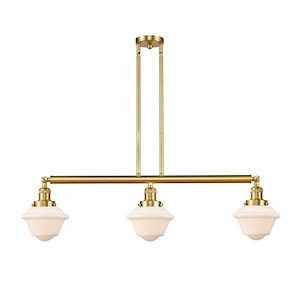 Oxford - 3 Light Stem Adjustable Island-10 Inch Tall and 40 Inch Wide - 1422626