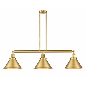 Briarcliff - 3 Light Stem Hung Island In Traditional Style-8 Inches Tall and 42.5 Inches Wide - 1422774