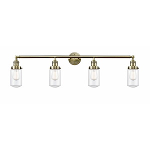 Dover - 4 Light Bath Vanity In Traditional Style-10.75 Inches Tall and 43 Inches Wide - 1289131