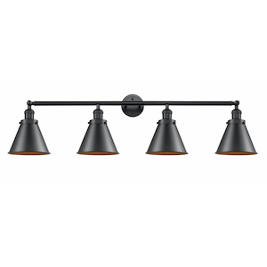 Appalachian - 4 Light Bath Vanity In Industrial Style-10 Inches Tall and 43.75 Inches Wide - 1422848
