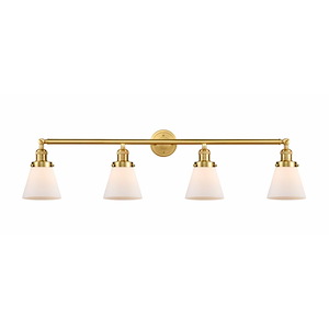 Cone - 4 Light Bath Vanity In Industrial Style-9.75 Inches Tall and 42.25 Inches Wide - 1289150